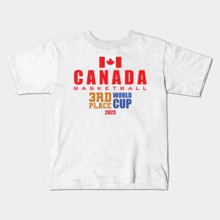 Canada 3rd Place - FIBA World Cup 2023 Kids T-Shirt